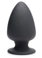 Черная мягкая анальная пробка Squeezable Medium Anal Plug - 11 см. - 