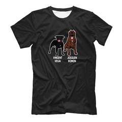 Футболка "Стаффы с именами"