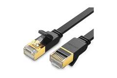 Кабель плоский  UGREEN NW106 (30738) Cat 7 U/FTP Lan Cable Flat Design. Длина: 0,5м. Цвет: черный
