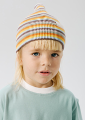 Шапка вязаная в полоску (мультиколор)