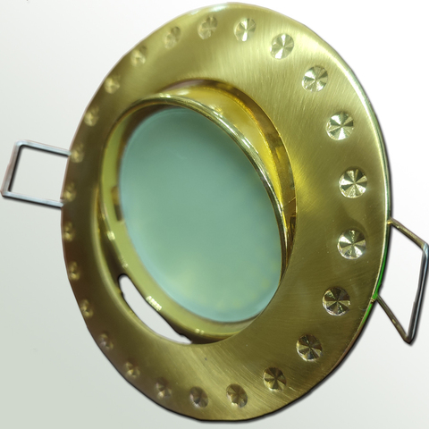 Светильник потолочный 50W G5.3 поворот. золото Rix Оделия