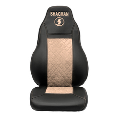 Чехлы Shacman F-3000 (экокожа, черный, бежевая вставка)