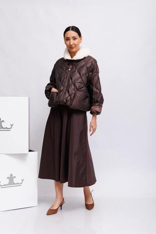 Dorothee Schumacher Пуховик оверсайз с оторочкой из эко-меха