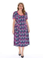 1351В Халат на пуговицах