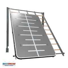 Надувной мат-стенка для тренировки паркура и для трюков 3,3×2×0,15 м