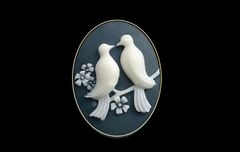 Силиконовый молд Камея № 31 Птички