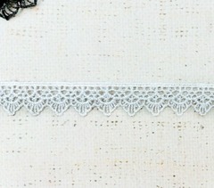 Кружево плетёное, ш. 1,7 см, белый
