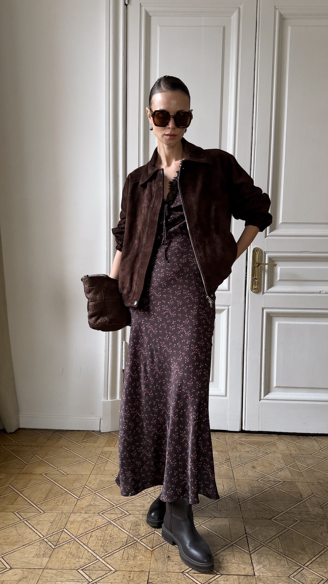 Замшевый бомбер LIMITED EDITION