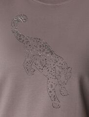 Нарядная футболка с принтом фольгой из премиального хлопка с эластаном  D49.123 (128806)