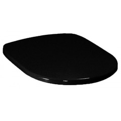 ArtCeram AZA001 03 73 Акция ArtCeram AZULEY сиденье для унитаза, цвет черный с шарнирами золото (микролифт) (акция на товар из наличия) фото