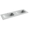 Ceramica Nova Grace CN7022 Раковина мебельная прямоугольная с двумя чашами и отв. под смеситель, 141x45.7