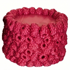 Силиконовая форма для муссового мини торта (бенто) «Малина»