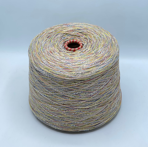 Авторская смотка, 230м, Хлопок/Кашемир/Шелк/Полиамид/Лен/Полиэстер, Полевые цветы, 38138