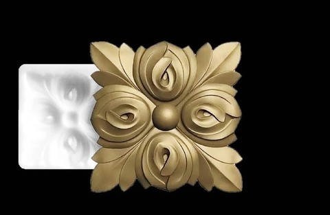 Силиконовый молд Накладка № 0624