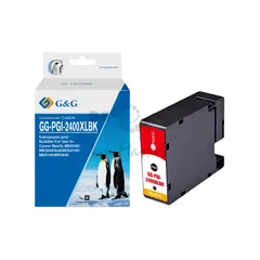 Картридж струйный G&G GG-PGI-2400XLBK PGI-2400XL BK черный (74.6мл) для Canon Maxify iB4040, iB4140, МВ5040, MB5140, МВ5340, MB5440