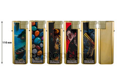 Зажигалки Турбо BS 555-7 (25*16бл)