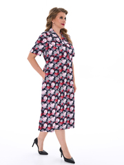 4536 Халат на пуговицах