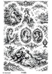 305 Пленочный трансфер декупажная карта, PROstoART