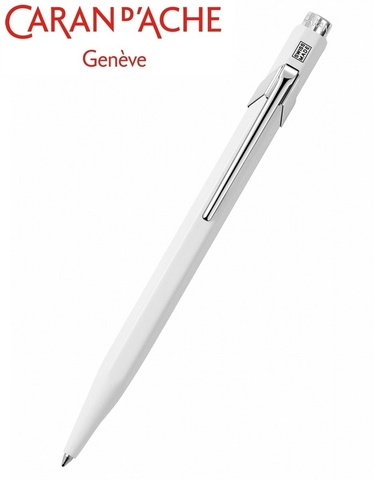 Ручка шариковая Caran d`Ache 849 Office Pop Line White (849.502)