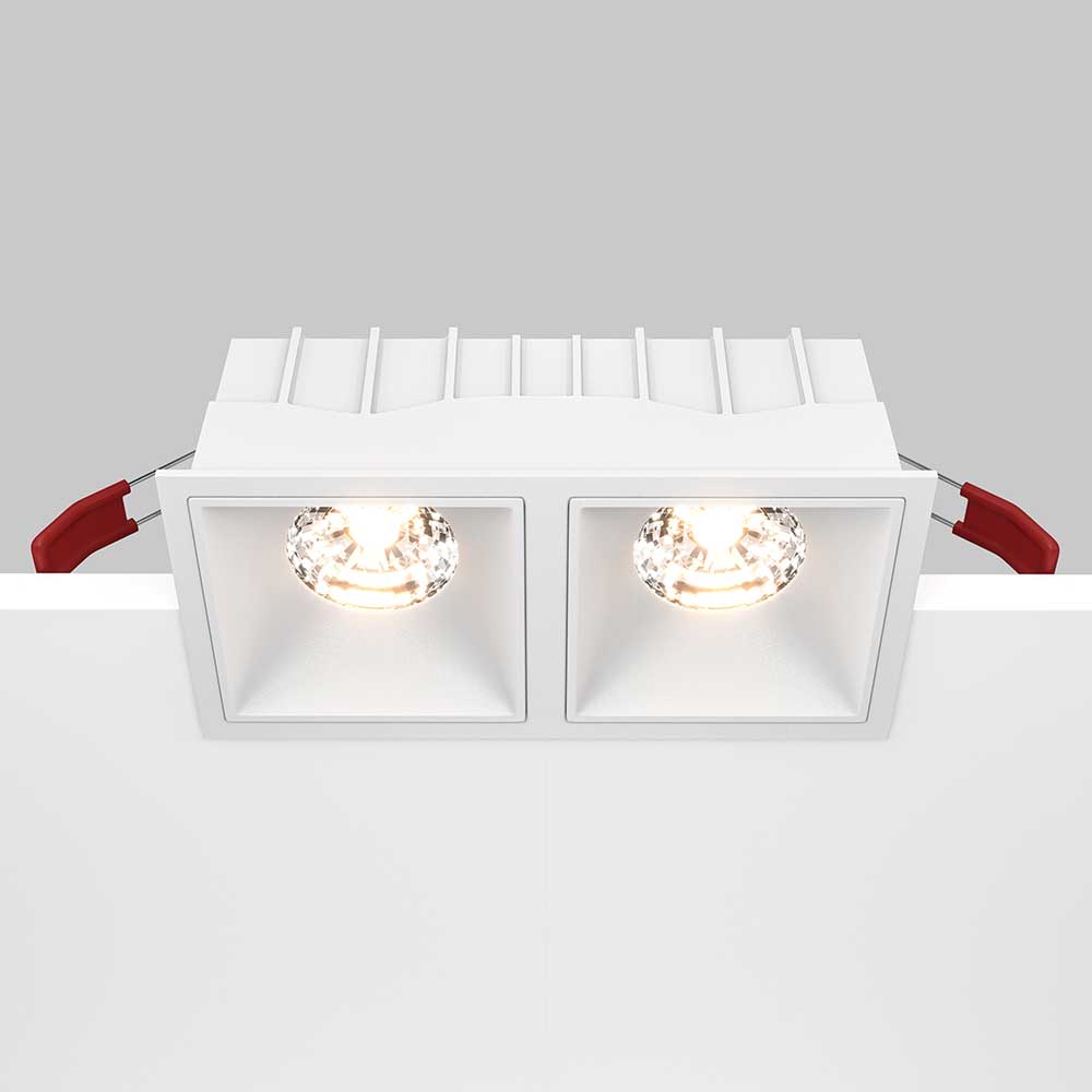 Встраиваемый светильник Maytoni Alfa LED DL043-02-15W3K-D-SQ-W