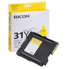 Гелевый картридж Ricoh GC 31Y желтый. Ресурс 1750 стр (405691)
