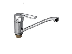 Дикалан 67-0-730 Смеситель стандарт однорычажный для кухни, гайка, керамический картридж 40мм, гусак 25см, (шт.)