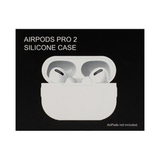 Силиконовый чехол со шнурком для Airpods Pro 2  Silicone Case (Белый)