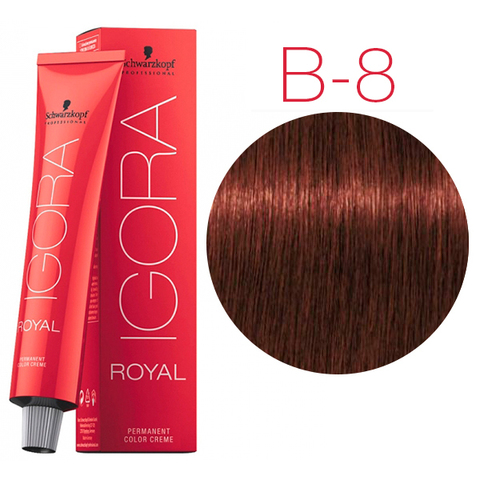 Schwarzkopf Igora Royal High Power Browns B-8 (Коричневый красный) - Краска для волос