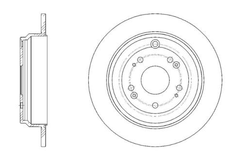 Диск тормозной G-brake  GR-12041