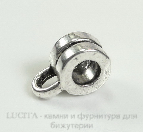 Бейл (цвет - античное серебро) 9х6х4 мм