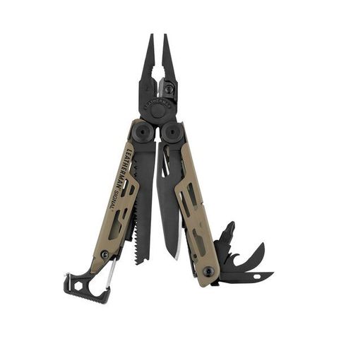 Мультитул Leatherman Signal Coyote, 19 функций, нейлоновый чехол (832404) | Multitool-Leatherman.Ru