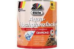 Эмаль для дерева и металла акриловая Dufa Aqua-Hochglanzlack глянцевая белая
