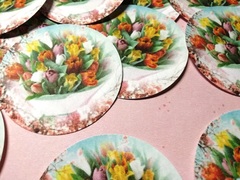 Кружочки из сахарной бумаги 