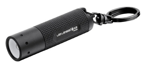 Фонарь брелок Led Lenser K2, чёрный, светодиодный, LR41 (8202)