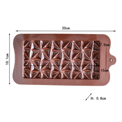 Форма силиконовая для шоколада «Плитка мираж»