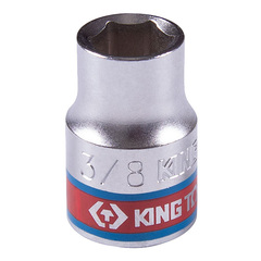 KING TONY (333512S) Головка торцевая стандартная шестигранная 3/8", дюймовая 3/8"
