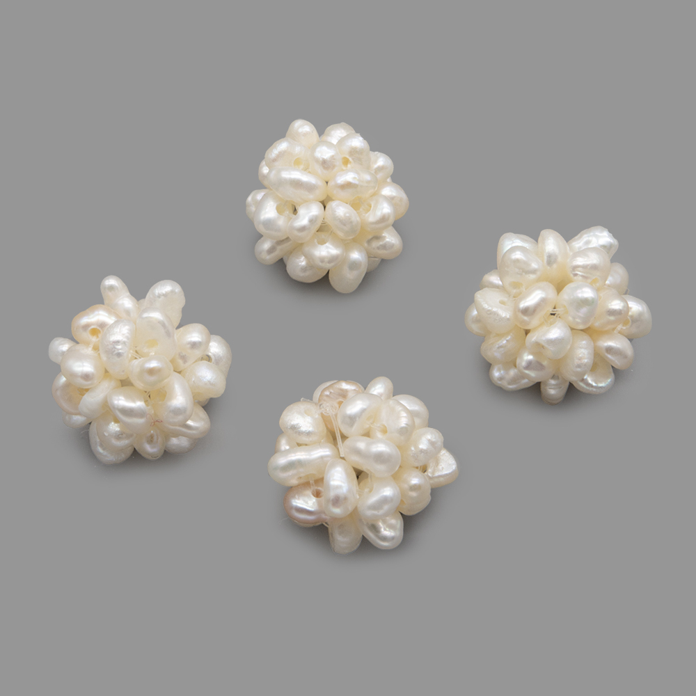 Барашки 15мм из культивированного Baby жемчуга 2,5*3,5мм