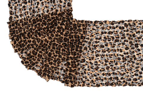Кружево эластичное леопард 22 см