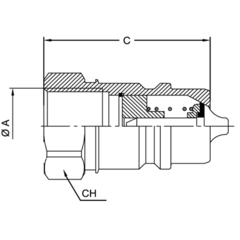 БРС ISO A BSP 1.1/2" Ниппель VSAA VERSO