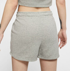 Женские теннисные шорты Nike Sportswear Essential Short French Terry W - dark grey heather/white