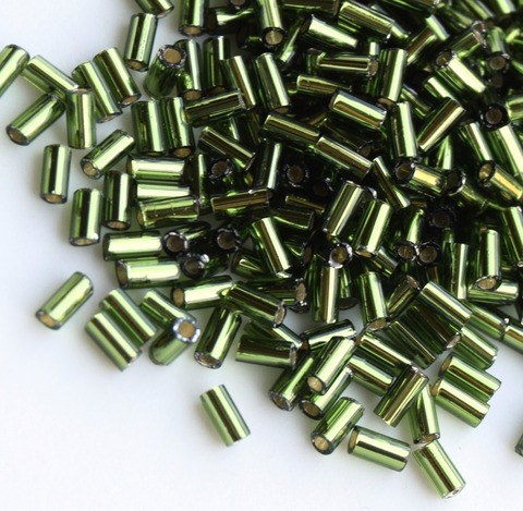 Стеклярус Тохо 3 мм 0037 травяной
