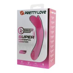 Розовый мини-вибратор DJ Cock - 13,9 см. - 