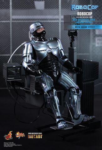 Robocop Movie Masterpiece Series Diecast With Mechanical Chair