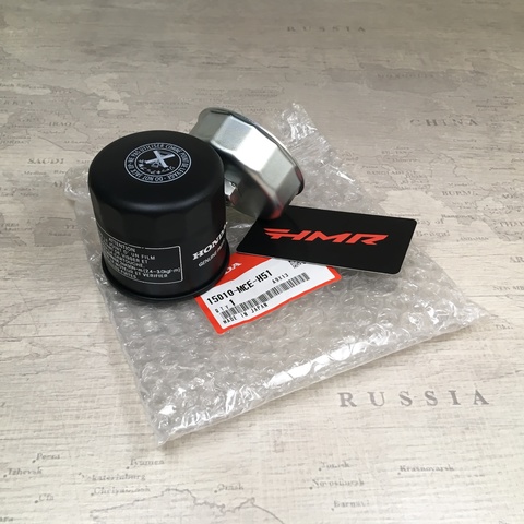 Honda Фильтр масляный + съемник 15010-MCE-H51 аналоги 15010-MCE-H50 15010-MT7-305 15010-MW0-000 15010-MKR-305