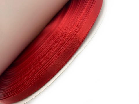 Атласная лента 6 мм, красная, Arta-F
