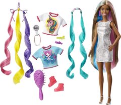 Кукла Барби Barbie Радужные волосы брюнетка