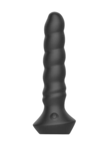 Черный перезаряжаемый мультискоростной вибратор №02 Undulating vibrator - 19 см. - Erozon BLKDESIRE ER06190-02