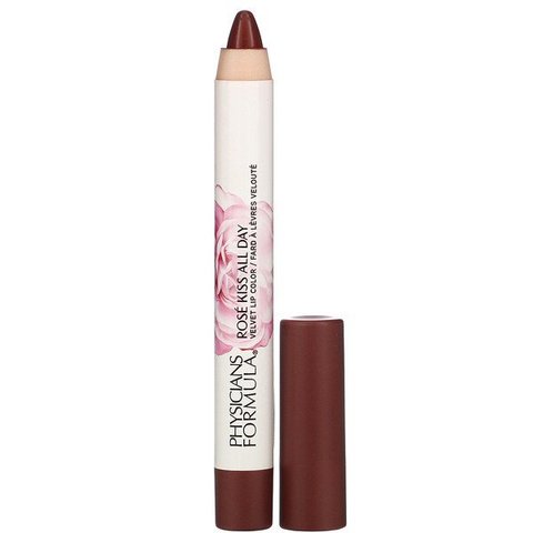 Physicians Formula, Rose Kiss All Day, Glossy Lip Color, Wine & Dine, 0.15