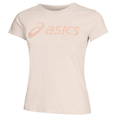 Женская теннисная футболка Asics Big Logo Tee - rose dust/pale apricot