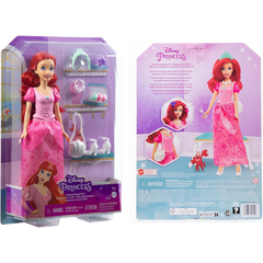 Кукла Ариэль Русалочка Принцесса Дисней с аксессуарами для волос и сумочкой